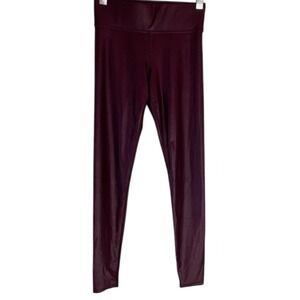 Carbon38 Takara Shine High Rise Leggings‎ Burgundy Womens S Active Workout Gym